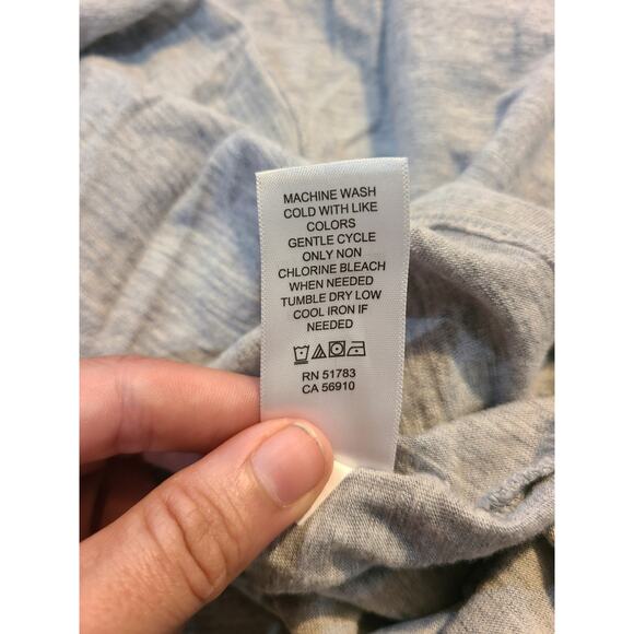 Maurices large women's gray ruffle tank top - Picture 6 of 8